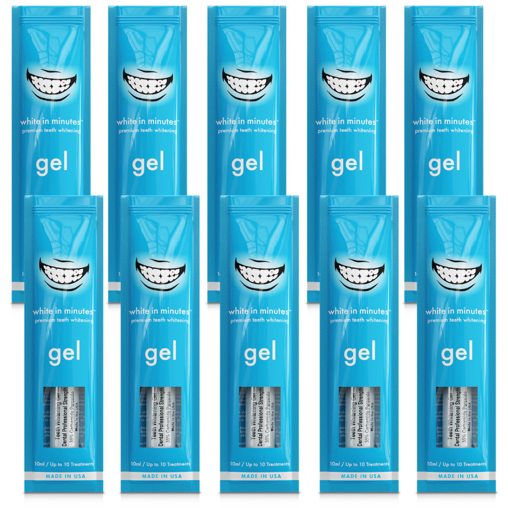35% Carbamide Peroxide Whitening Gel 10-Pack | White in Minutes
