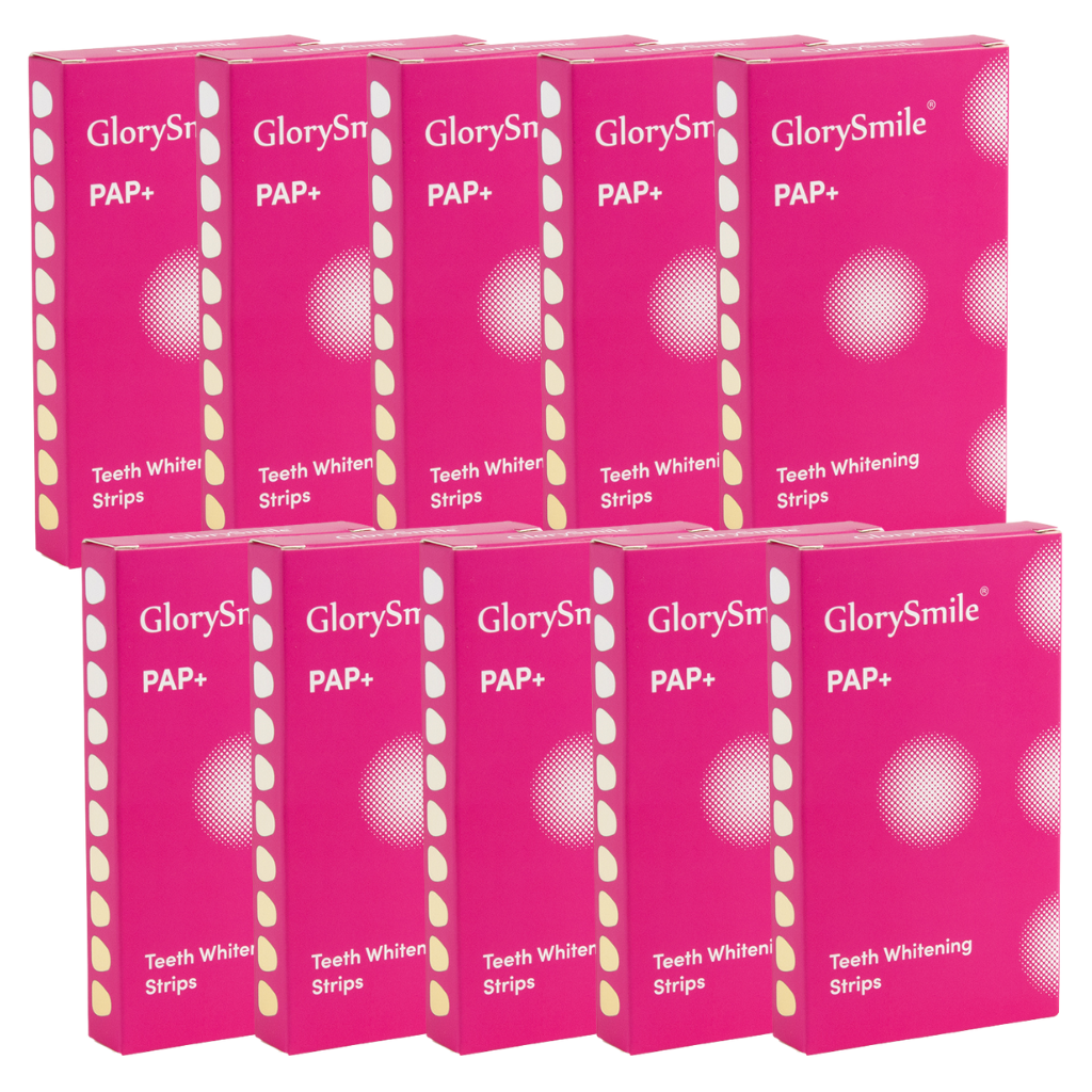 PAP+ Teeth Whitening Strips 10-Pack of 14-Day Kits from The Whitening Store