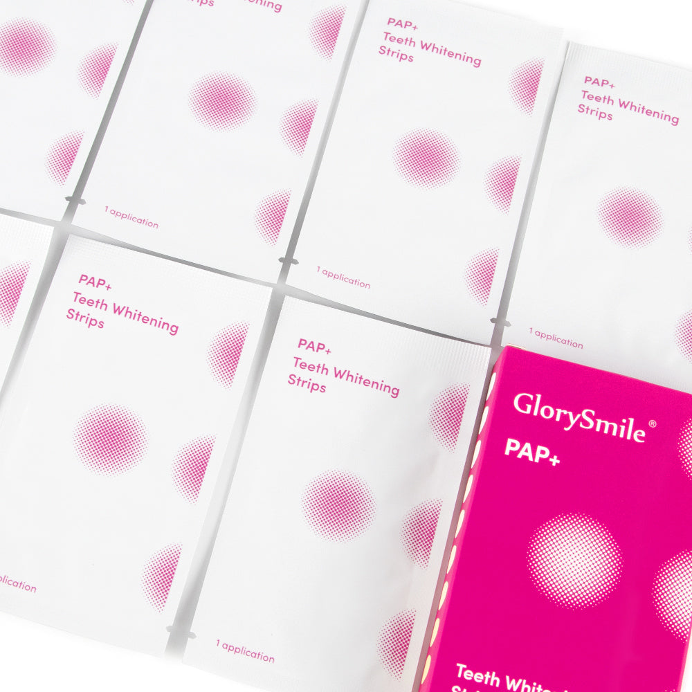 PAP Whitening Strips Flatlay from The Whitening Store