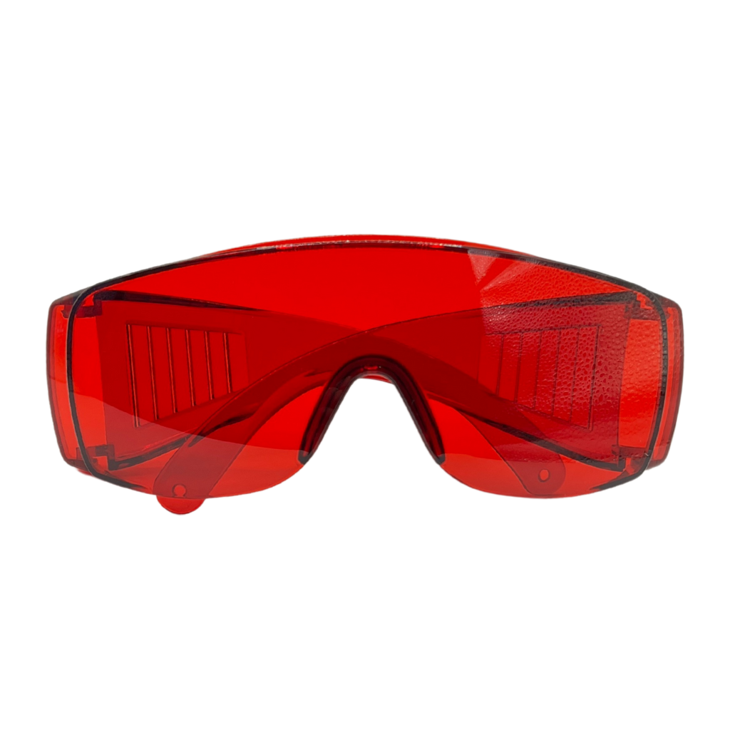 Gafas protectoras para blanquear los dientes