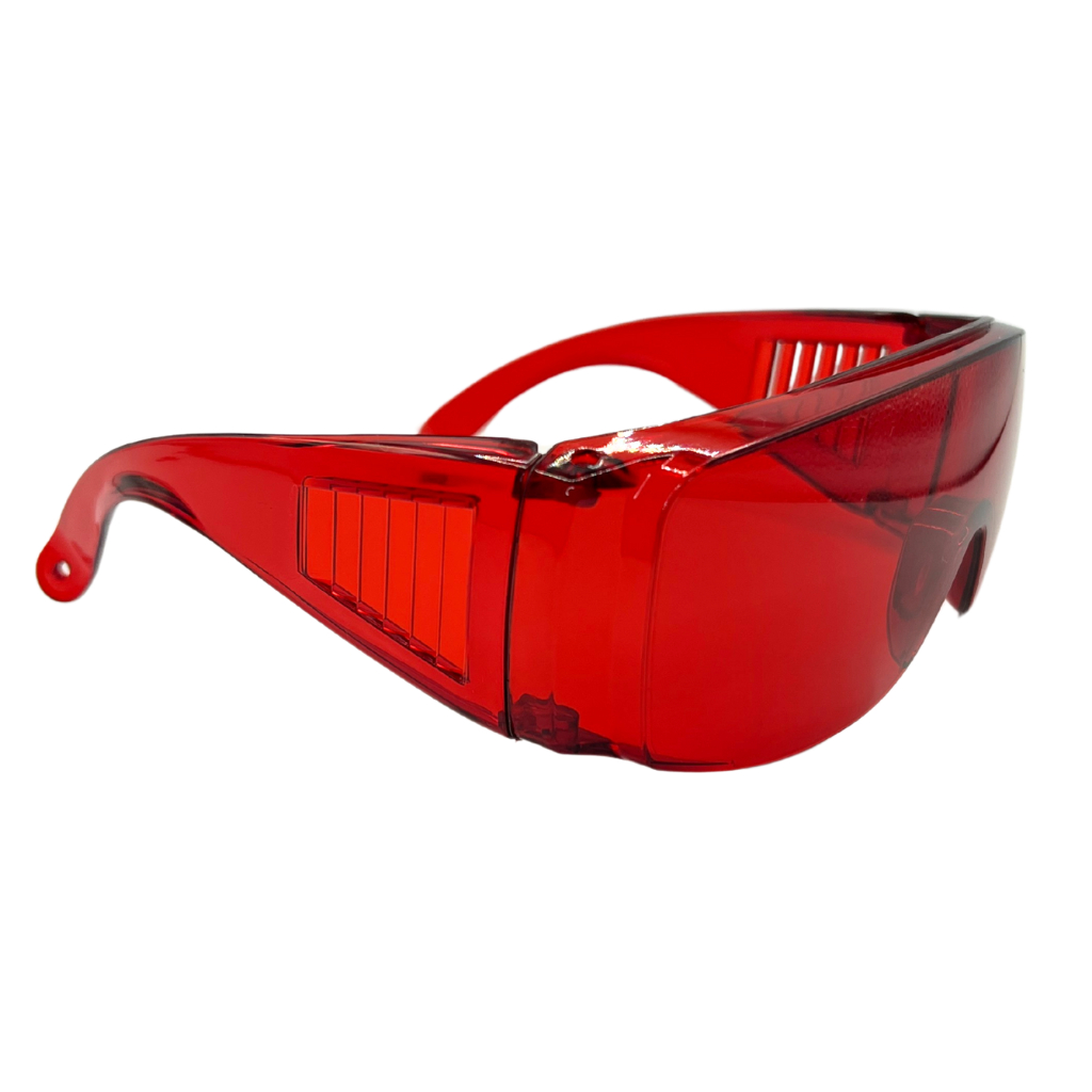 Gafas protectoras para blanquear los dientes