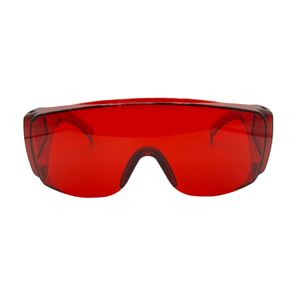 Gafas protectoras para blanquear los dientes
