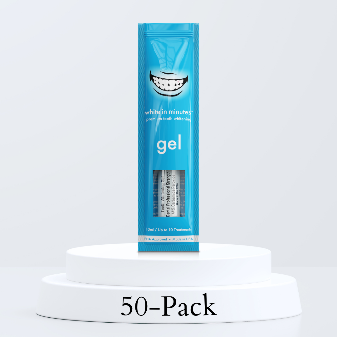 44% Carbamide Peroxide Teeth Whitening Gel 50-Pack