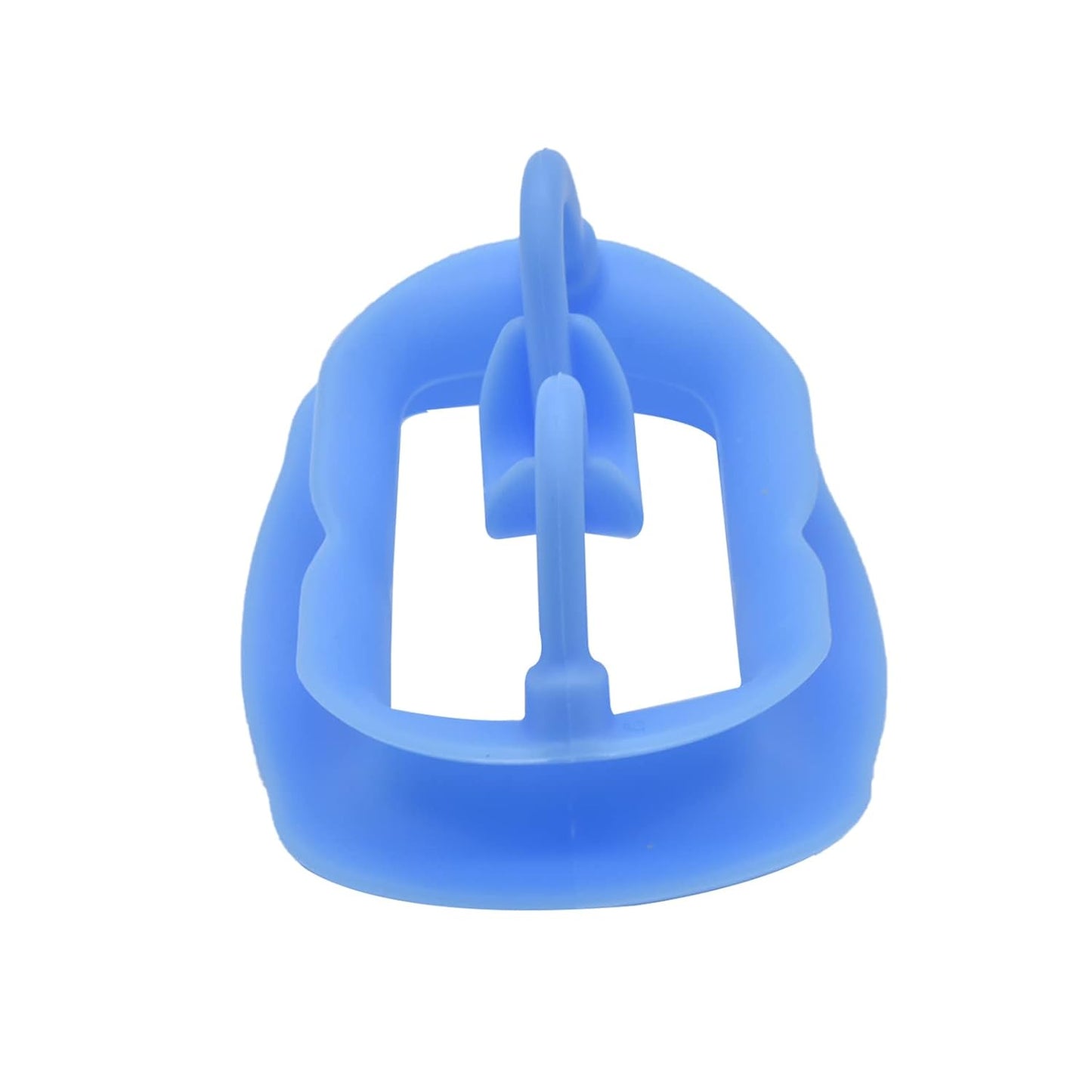 Blue medium silicon cheek retractor side view 