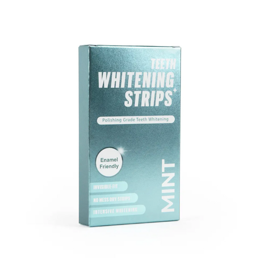 Teeth whitening strips box from The Whitening Store