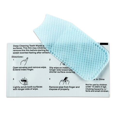 Disposable Tooth Wipe / Finger Toothbrush - TheWhiteningStore.com