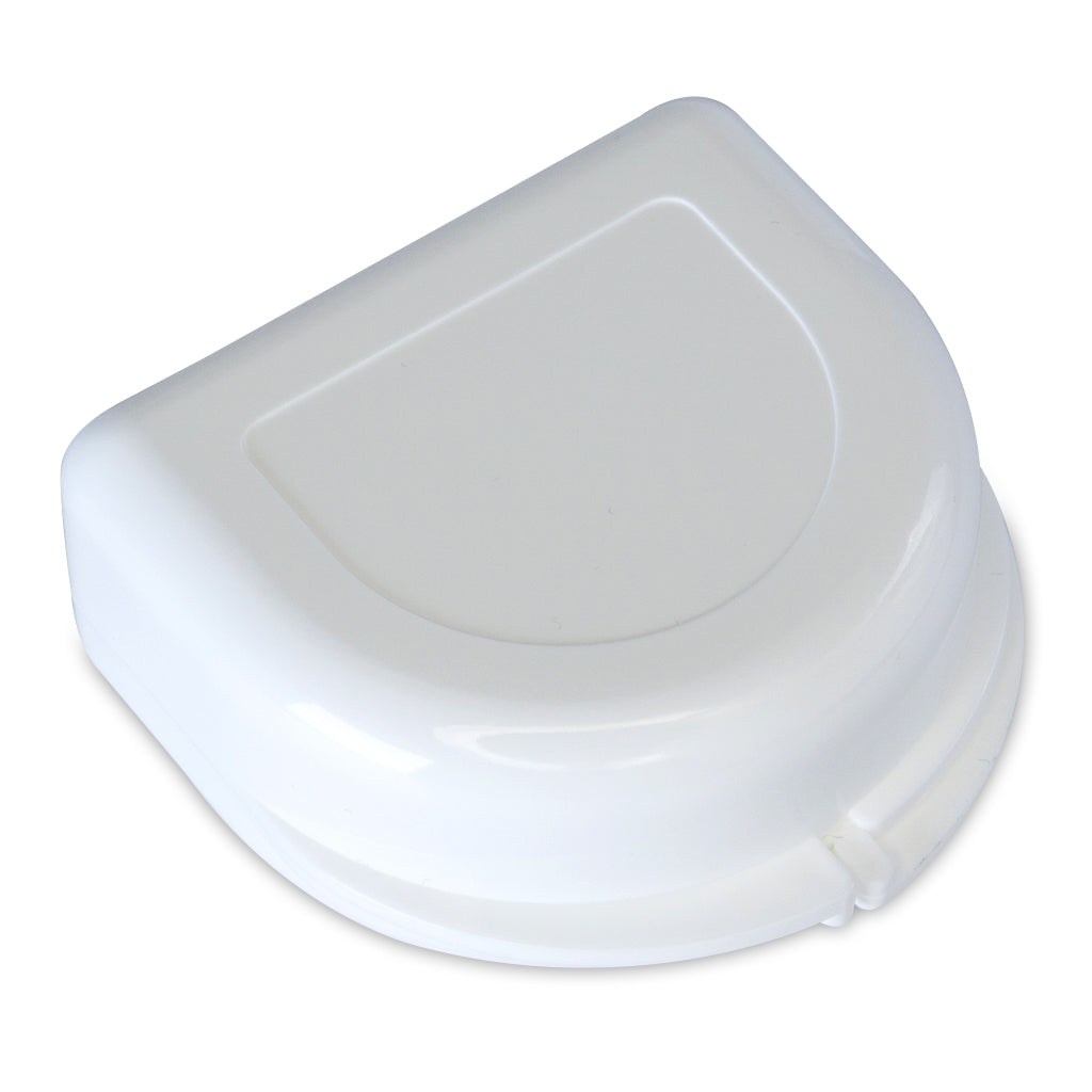 Mouth Tray Case / Retainer Case (Large, White) - TheWhiteningStore.com