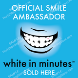 White in Minutes Decal - TheWhiteningStore.com