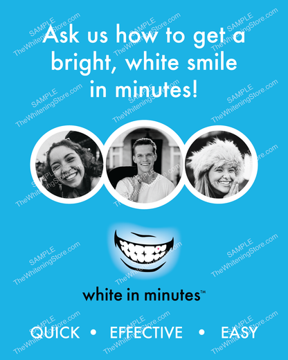 White in Minutes Poster - TheWhiteningStore.com