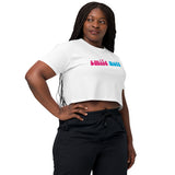 Women’s Smile More Cropped Top T-Shirt